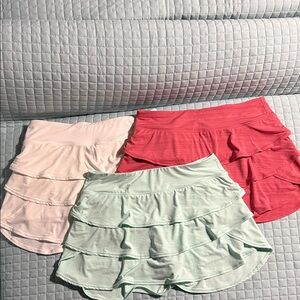3 Ideology Performance Athletic Skorts. Size L